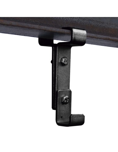 GANCHO COLGADOR VIGA PINT.NEGRO 100 MM