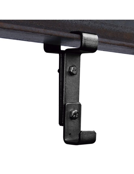 GANCHO COLGADOR VIGA PINT.NEGRO 100 MM