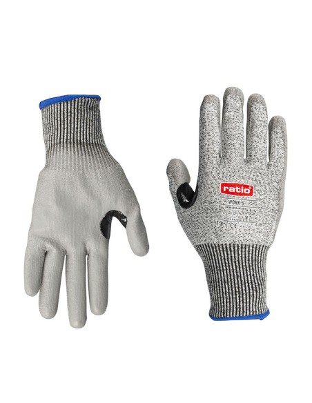 GUANTES PROTECCION AL CORTE WORK5 T.10