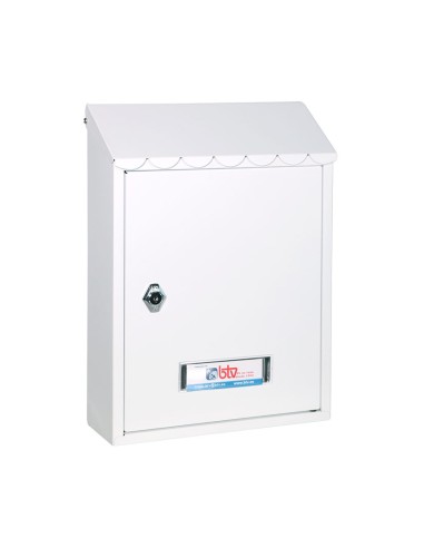 BUZON EXTERIOR MET. LAREDO. BLANCO.