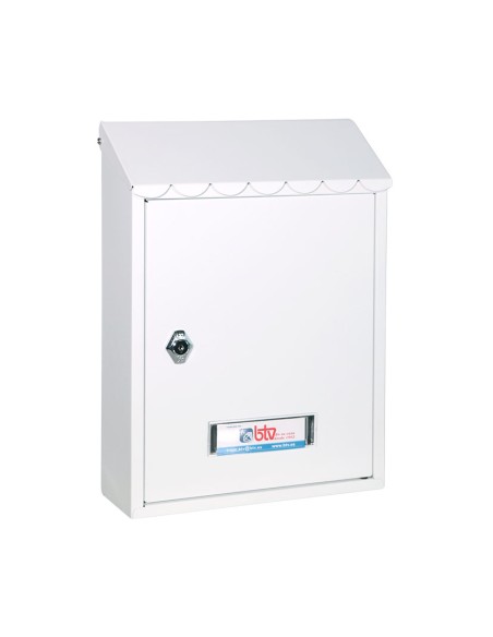 BUZON EXTERIOR MET. LAREDO. BLANCO.