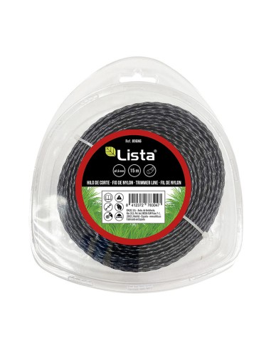 HILO NILON TRENZADO COR/DES.Ø 1,6 MMX15M