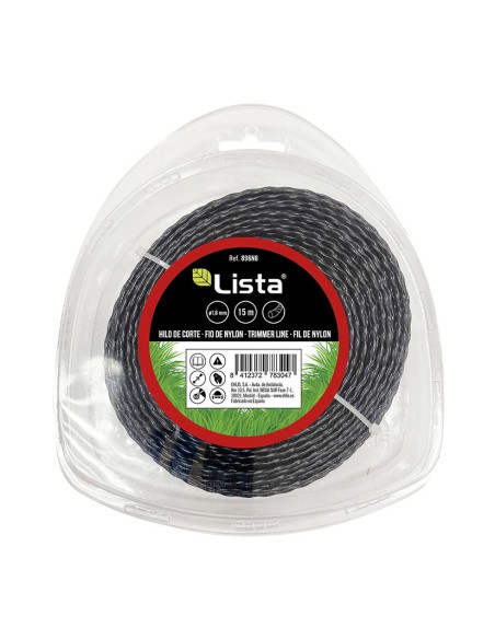 HILO NILON TRENZADO COR/DES.Ø 1,6 MMX15M