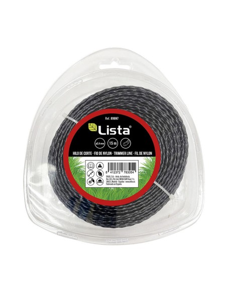 HILO NILON TRENZADO COR/DES.Ø 2,4 MMX15M