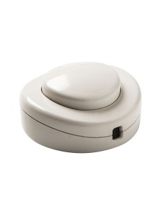 INTERRUPTOR DE PIE 2A-250V  BLANCO DUOLE