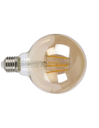 LAMP.LED FILAM.GLOBO G95  6W 2500K VINTA