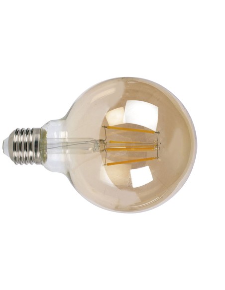 LAMP.LED FILAM.GLOBO G95  6W 2500K VINTA