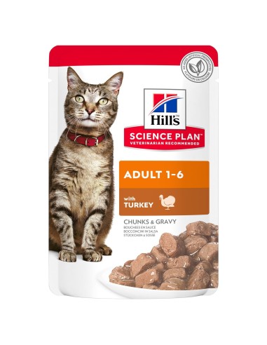 Hills SP Feline Adult Pavo (Bolsita) 85 gr