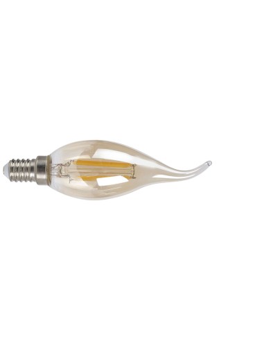 LAMP.LED FILAM.VELA  DEC.E14 4W 2500K VT