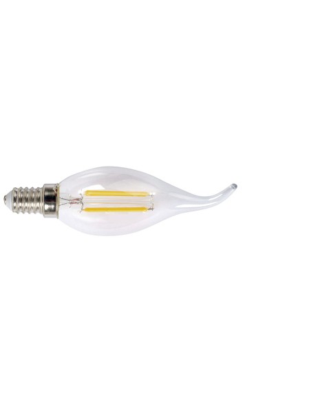 LAMP.LED FILAM.VELA  DEC.E14 4W 6400K TR