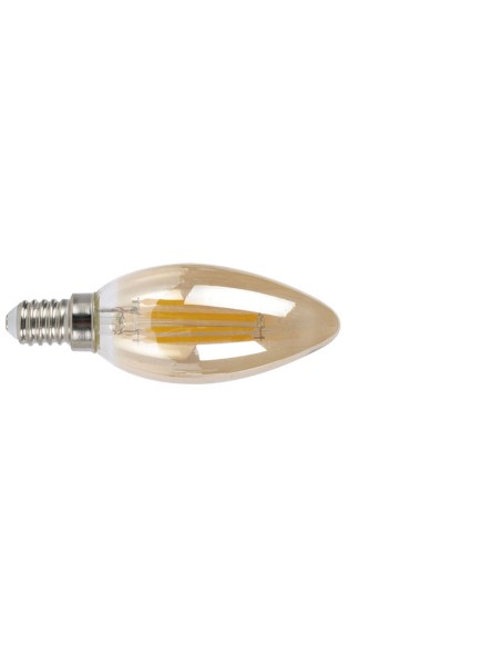 LAMP.LED FILAM.VELA  E14 4W 2500K VINTAG