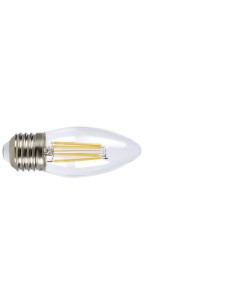LAMP.LED FILAM.VELA  E27 4W 2700K TRANSP