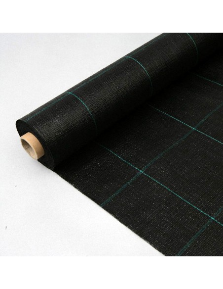 MALLA ANTIHIERBA  NEGRO. 2X10