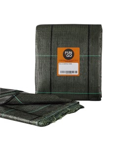 MALLA SUELO CAMPING VERDE. 3X4