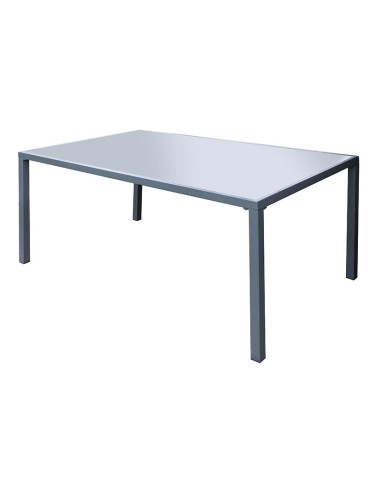 MESA ACERO 150X90X72 CM. ANTRACITA