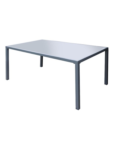 MESA ACERO 150X90X72 CM. ANTRACITA