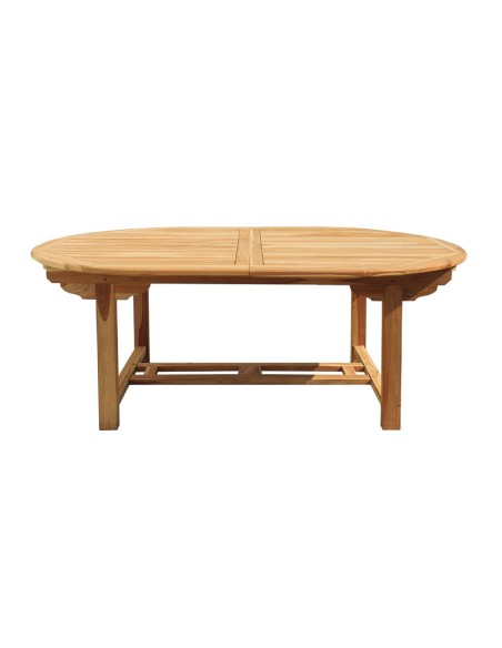 MESA EXTENSIBLE TECA 160/210 X 90 CM