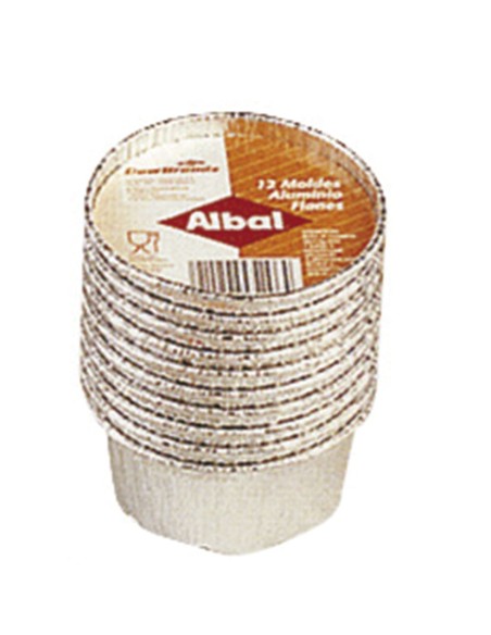 MOLDE ALUM.FLAN 75 CC. 12 UNIDADES