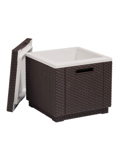 NEVERA MARRÓN "ICE CUBE"