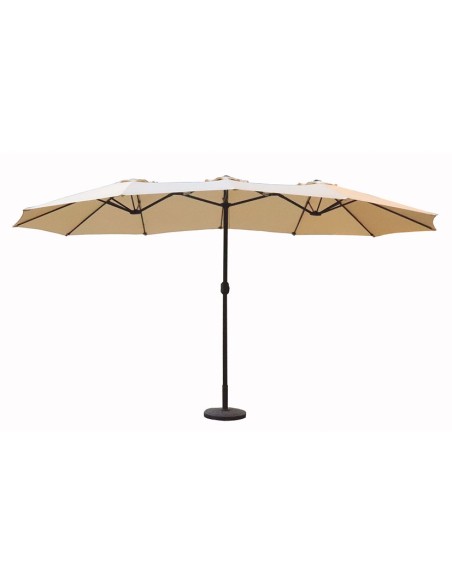 PARASOL DOBLE 4,5 X 2,65 X H 2,41 M