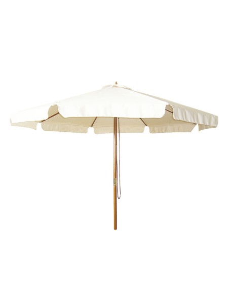 PARASOL MADERA 3 M CRUDO.POLEA