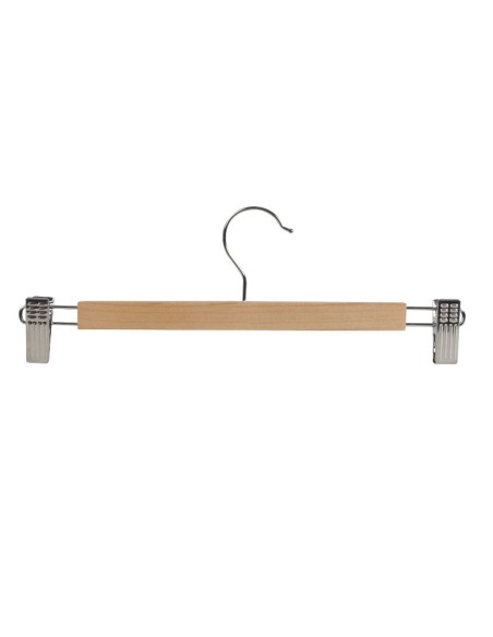 PERCHA MADERA 3UN.C/PINZAS METAL HABITEX