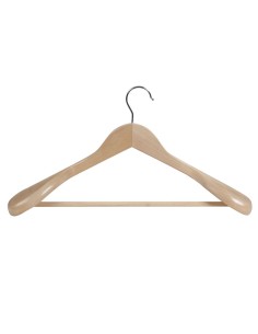 PERCHA MADERA DELUXE ESP. TRAJES HABITEX