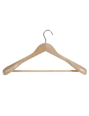 PERCHA MADERA DELUXE ESP. TRAJES HABITEX