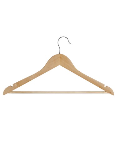 PERCHA MADERA RECTA. JGO. 5 UN.  HABITEX