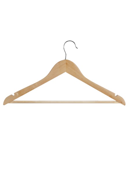 PERCHA MADERA RECTA. JGO. 5 UN.  HABITEX
