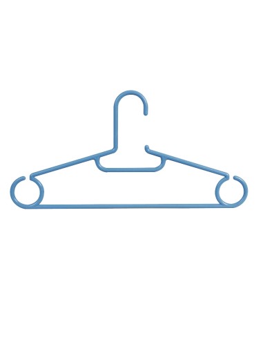 PERCHA PLASTICO 5 UN. 40CM AZUL HABITEX