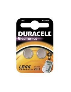 PILA ALC.BOTON LR44 DR BL.2 UN. DURACELL
