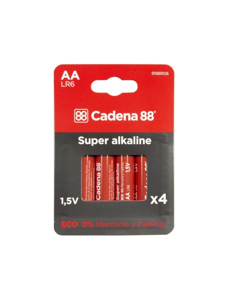 PILA ALCALINA AA - LR06 BL.4 CADENA 88