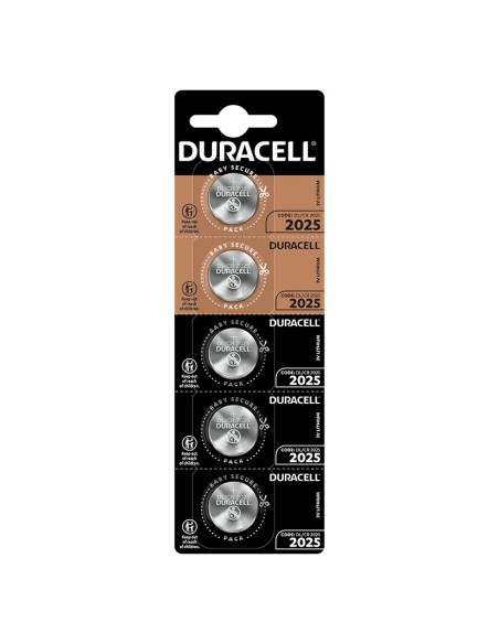 PILA LITIO BOTON 2025 3V 5 UNID.DURACELL