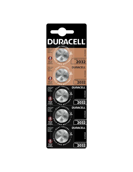 PILA LITIO BOTON 2032 3V 5 UNID.DURACELL