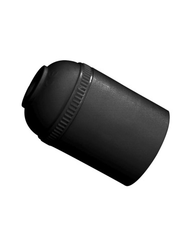 PORTALAMPARAS LISO E-27 4A/250V NEGRO