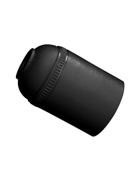 PORTALAMPARAS LISO E-27 4A/250V NEGRO