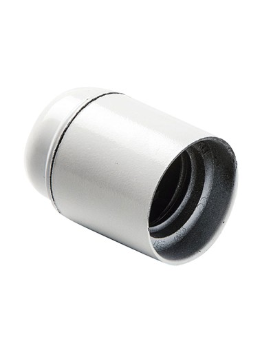 PORTALAMPARAS LISO E27 BLANCO DUOLEC
