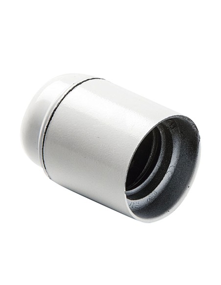 PORTALAMPARAS LISO E27 BLANCO DUOLEC