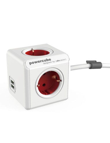 POWERCUBE ORIGINAL 4 TOMAS + 2USB 1,5 M