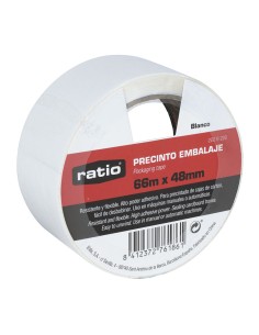 PRECINTO EMBALAJE BLANCO 48MMX66M.