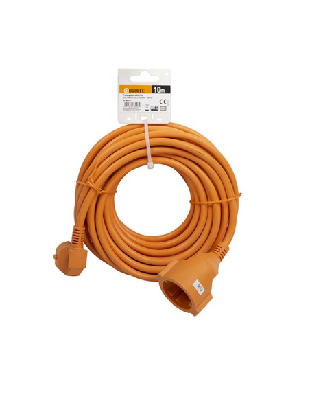 PROLONGADOR ELÉCTRICO NARANJA 10 M