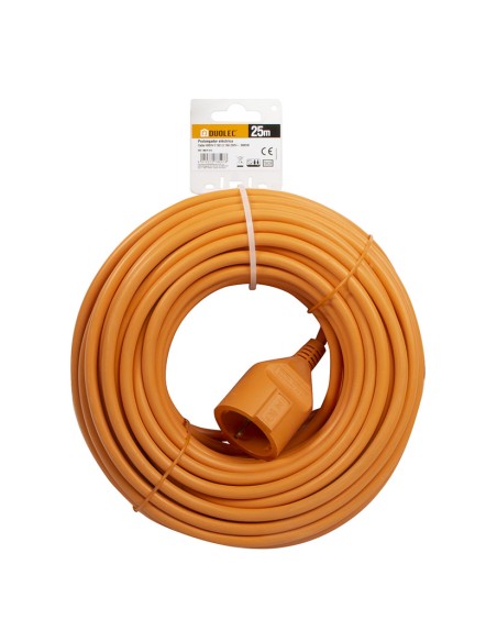 PROLONGADOR ELÉCTRICO NARANJA 25 M