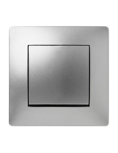 PULSADOR HABITAT 15 10A-250V ALUMINIO