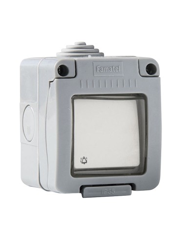 PULSADOR TIMBRE ESTANCO 10A-250V DUOLEC