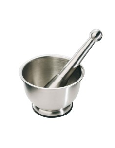 MORTERO ACERO INOX.