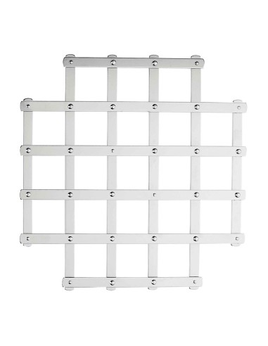 SALVAMANTEL EXTENS.ACERO INOX.27X26CM.