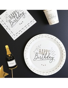 SERVILLETA PAPEL CUMPLEAÑOS 20 UN.