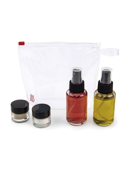 SET CONDIMENTOS VIDRIO  IRIS