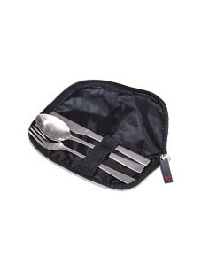SET CUBIERTOS INOX C/FUNDA DISPLAY. IRIS
